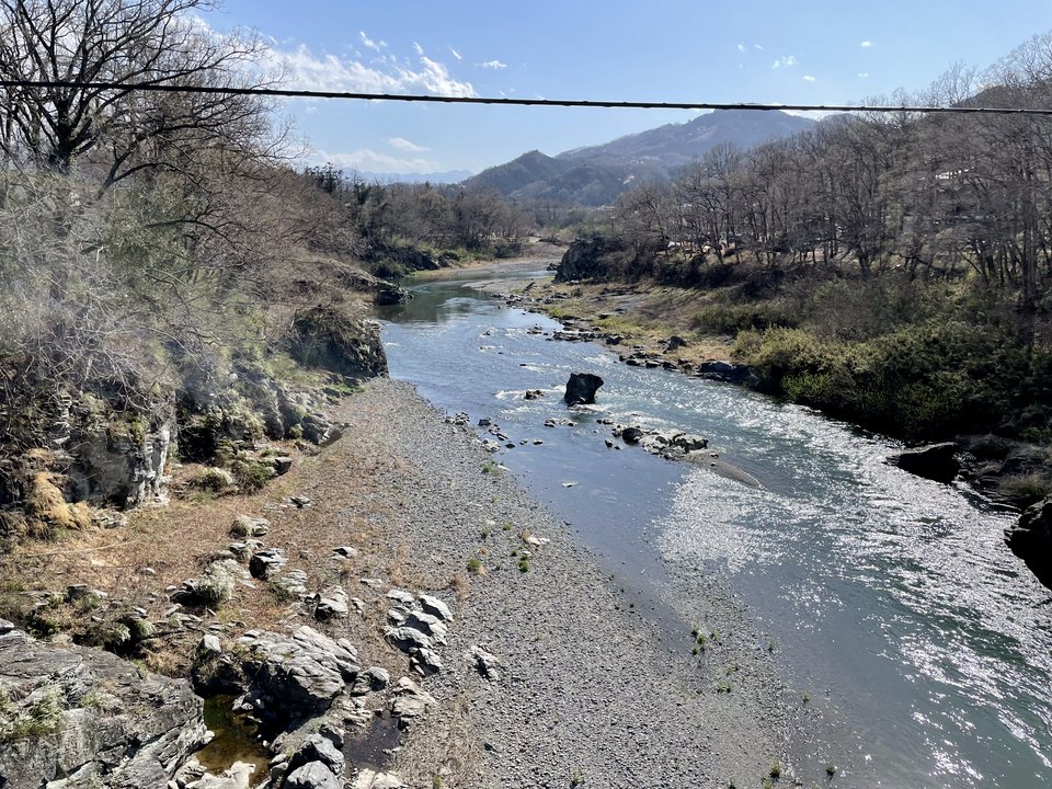 Nagatoro river landscape